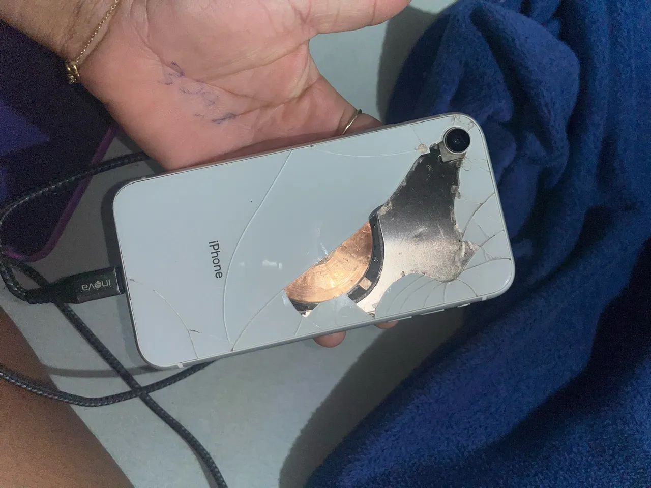 iPhone XR tela quebrada  - Foto 5