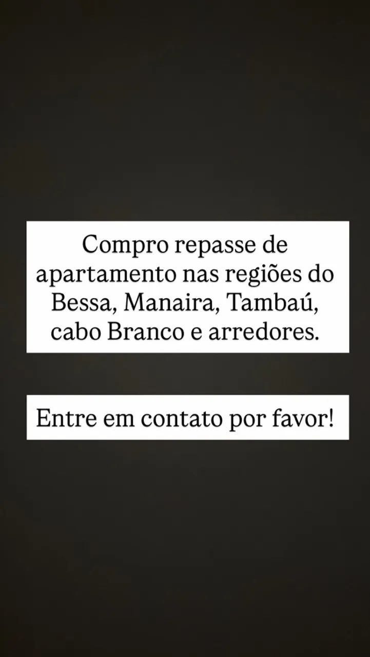 Compro repasse de apartamento