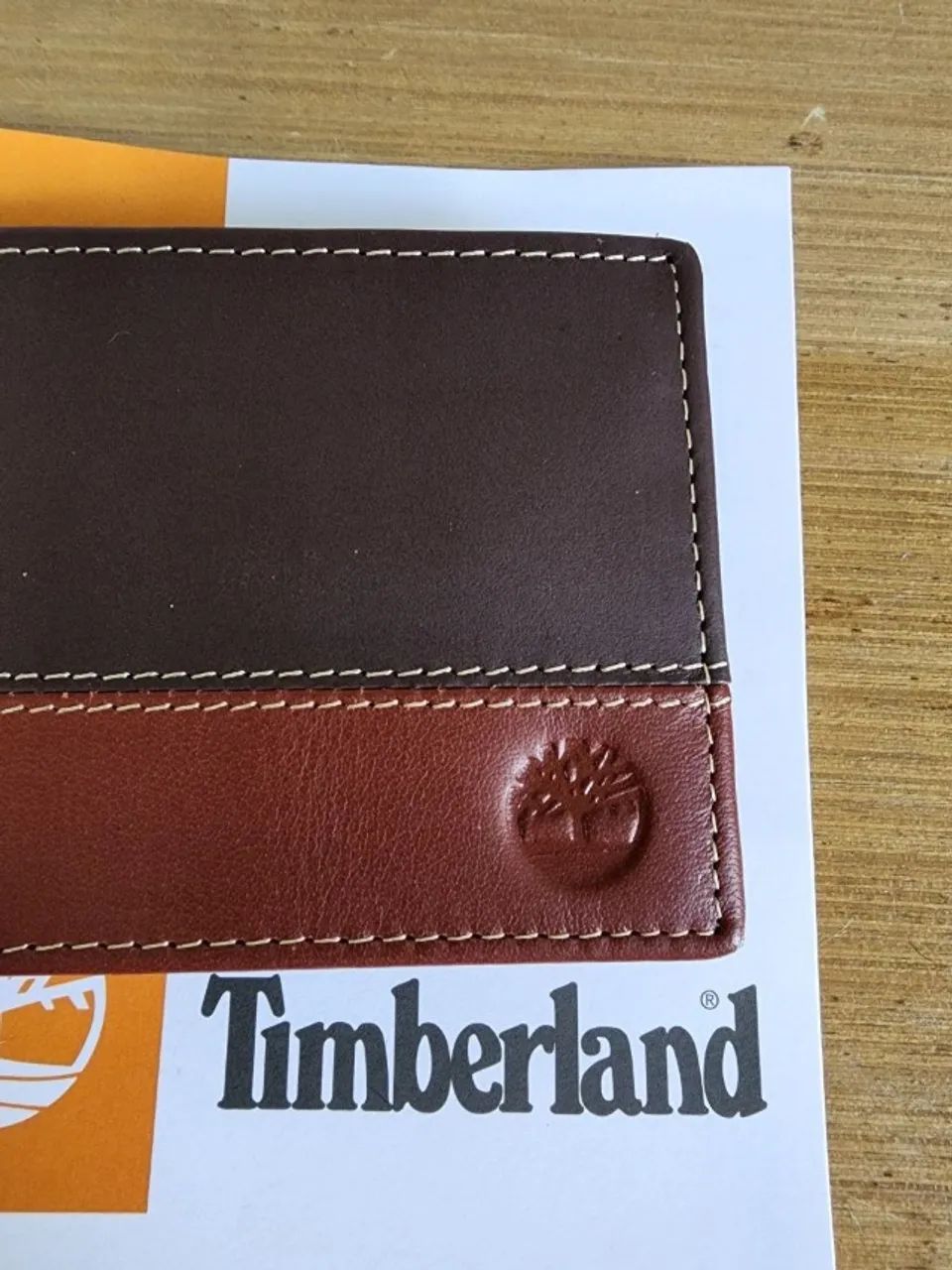 Carteira Masculina Timberland Marron - Foto 2