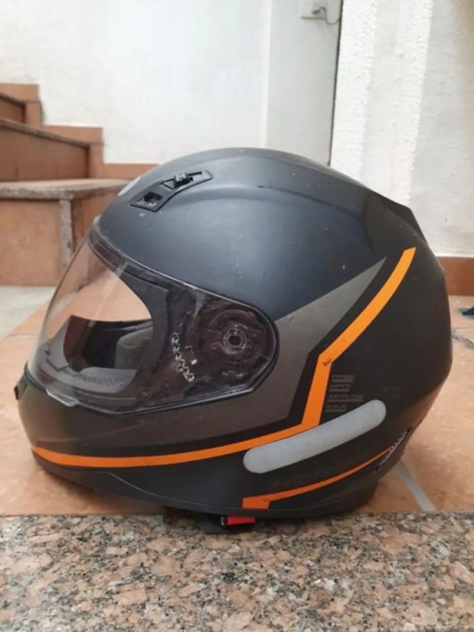 Capacete Norisk Preto Tamanho 60