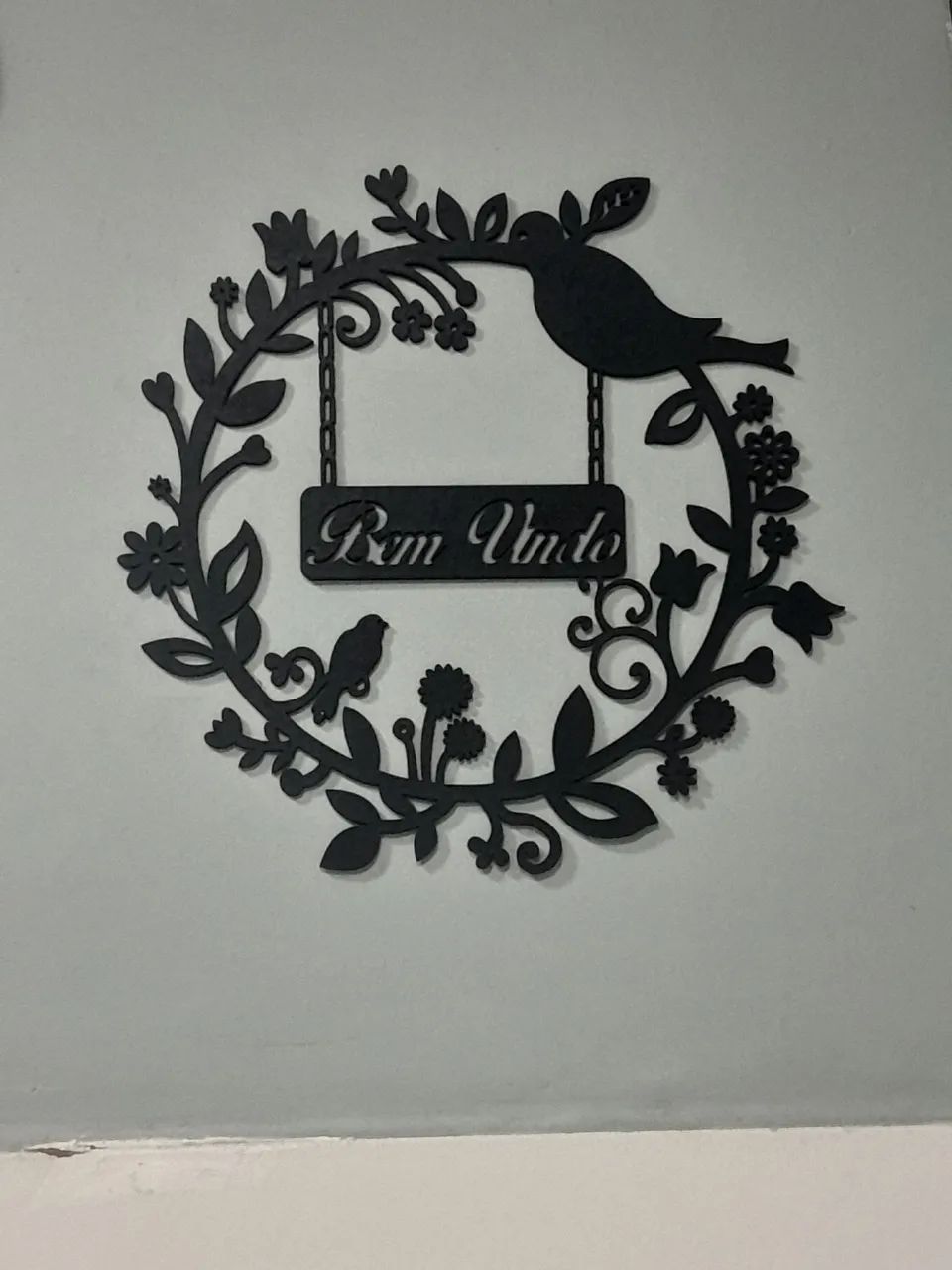 Placa Bem-vindo de mdf - Foto 2