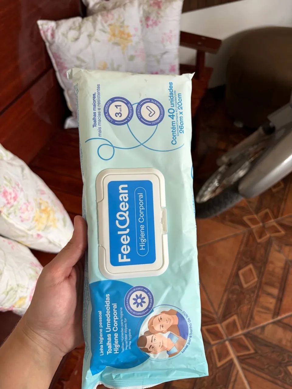 Lenço umedecido 
