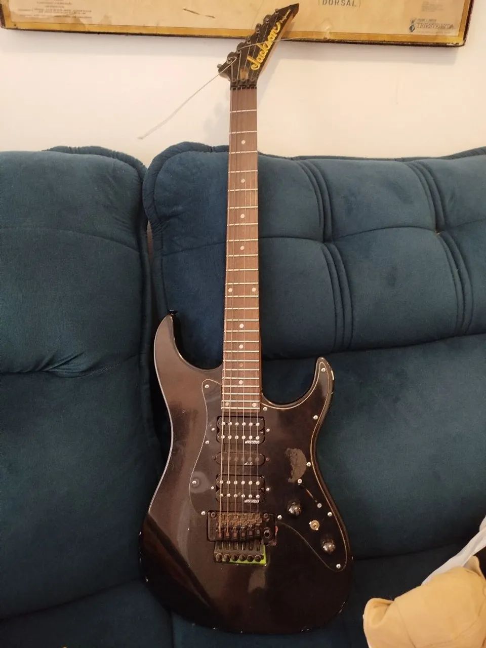 Jackson ps1 guitarra preta 