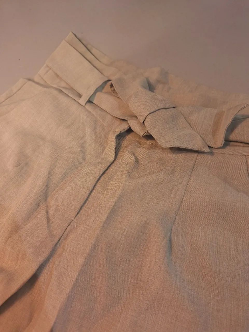 Calça de alfaiataria Bege - Foto 5