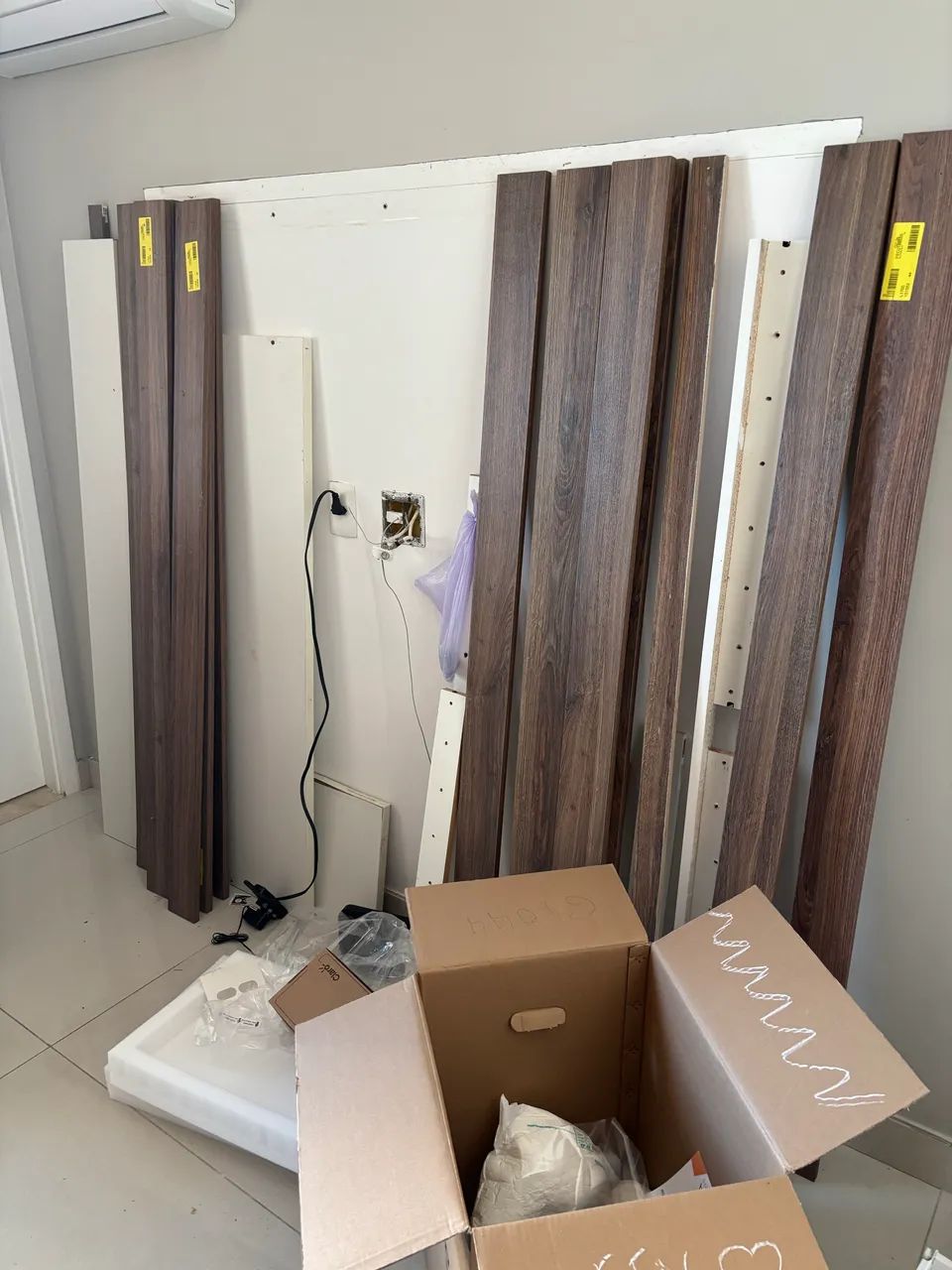 Painel para TV com Bancada - Marcenaria Planejada - Foto 4