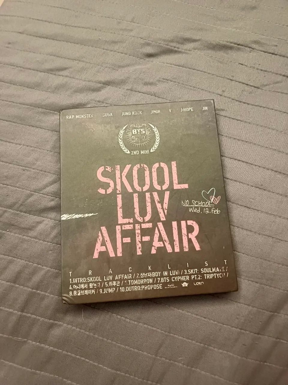 ÁLBUM BTS SKOOL LUV AFFAIR COM PHOTOCARD ORIGINAL