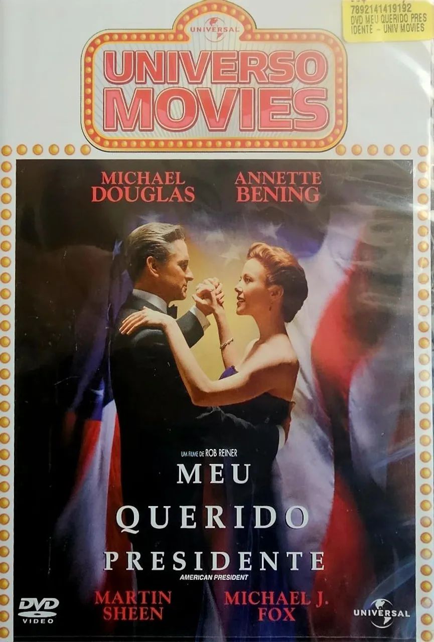 FILME DVD Meu querido Presidente com Michael Douglas e Annete Bening. Novo Lacrado 1995