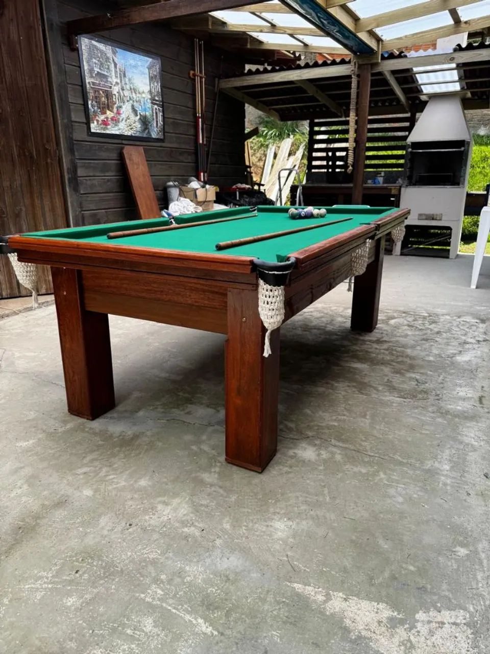 Mesa de sinuca Reformada 