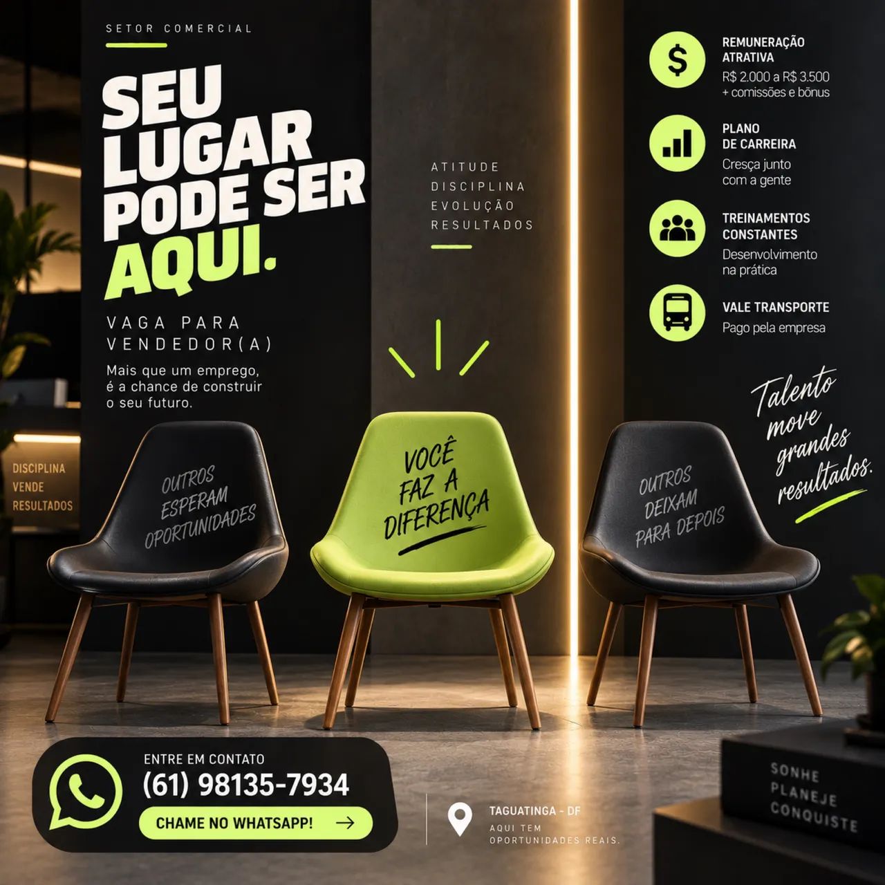 VENDEDOR INTERNO | VAGAS ABERTAS