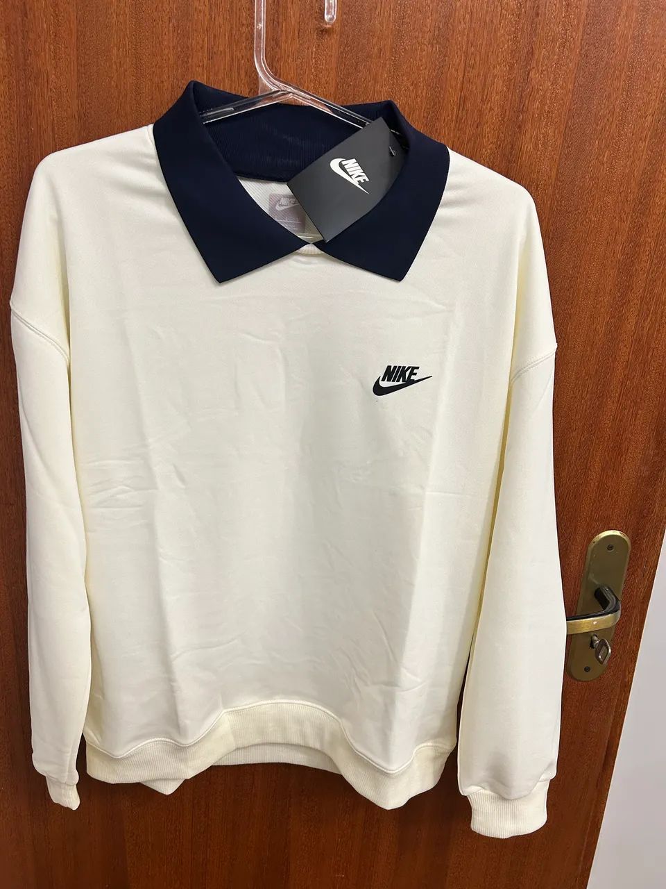 Blusão Nike gola Polo - P