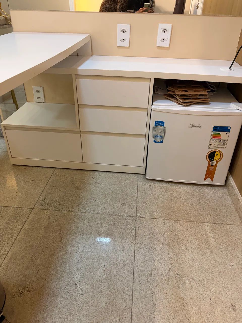 Mesa para atendimento 