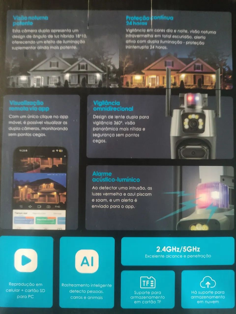 Câmera Dupla wi-fi 8mp. ItBlue - Foto 3