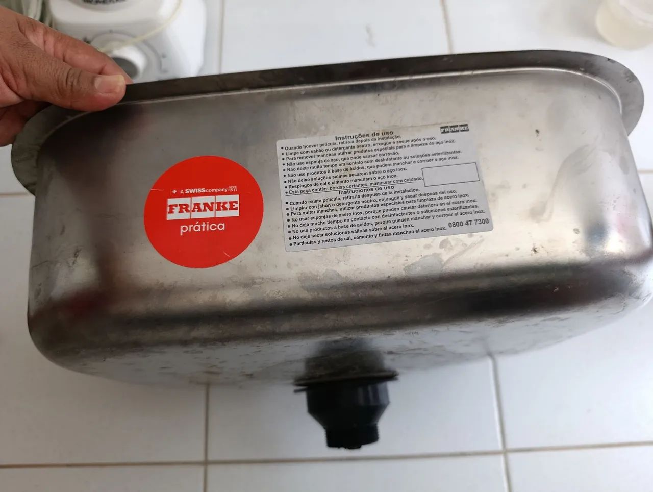 60 reais Cuba de inox 40 × 34 - Foto 2