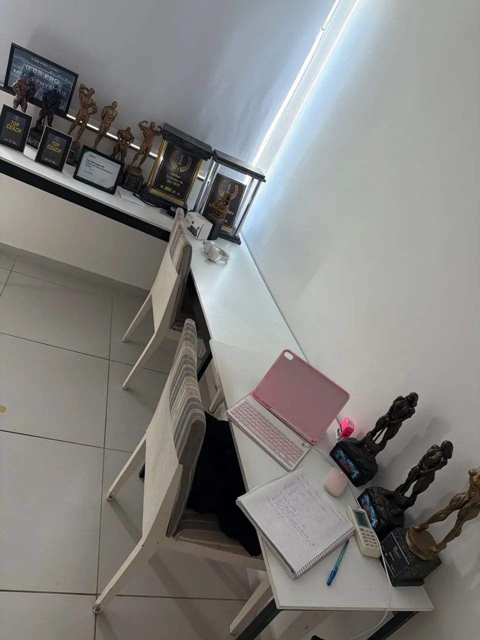 2 mesas - formato L