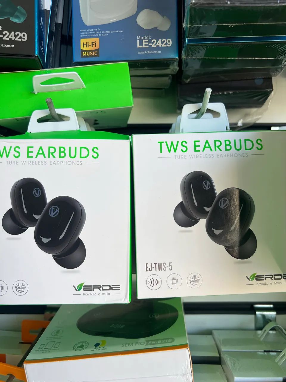Fone De Ouvido Bluetooth Sem Fio Com Visor Intra Auricular