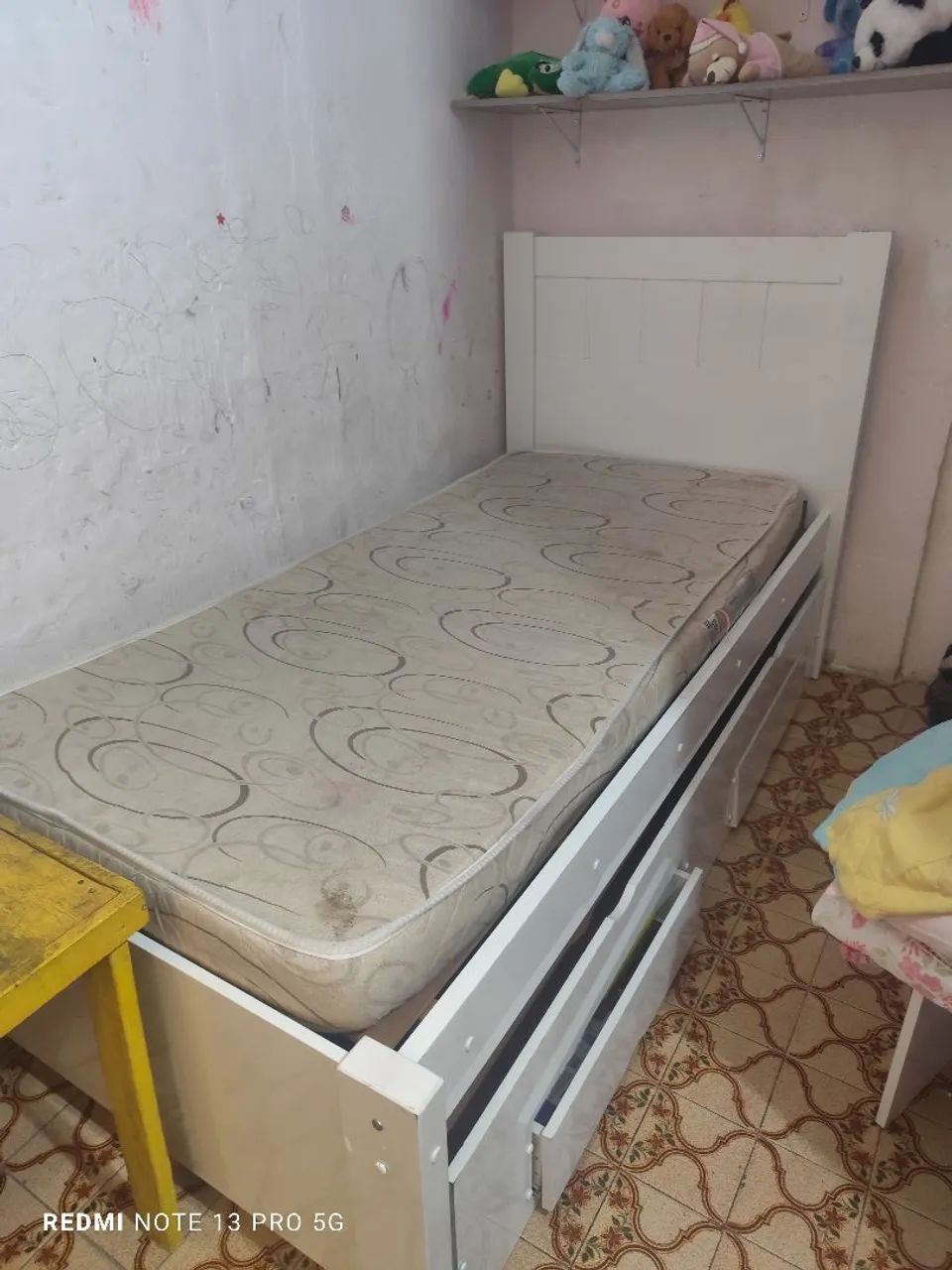 Cama solteiro bicama