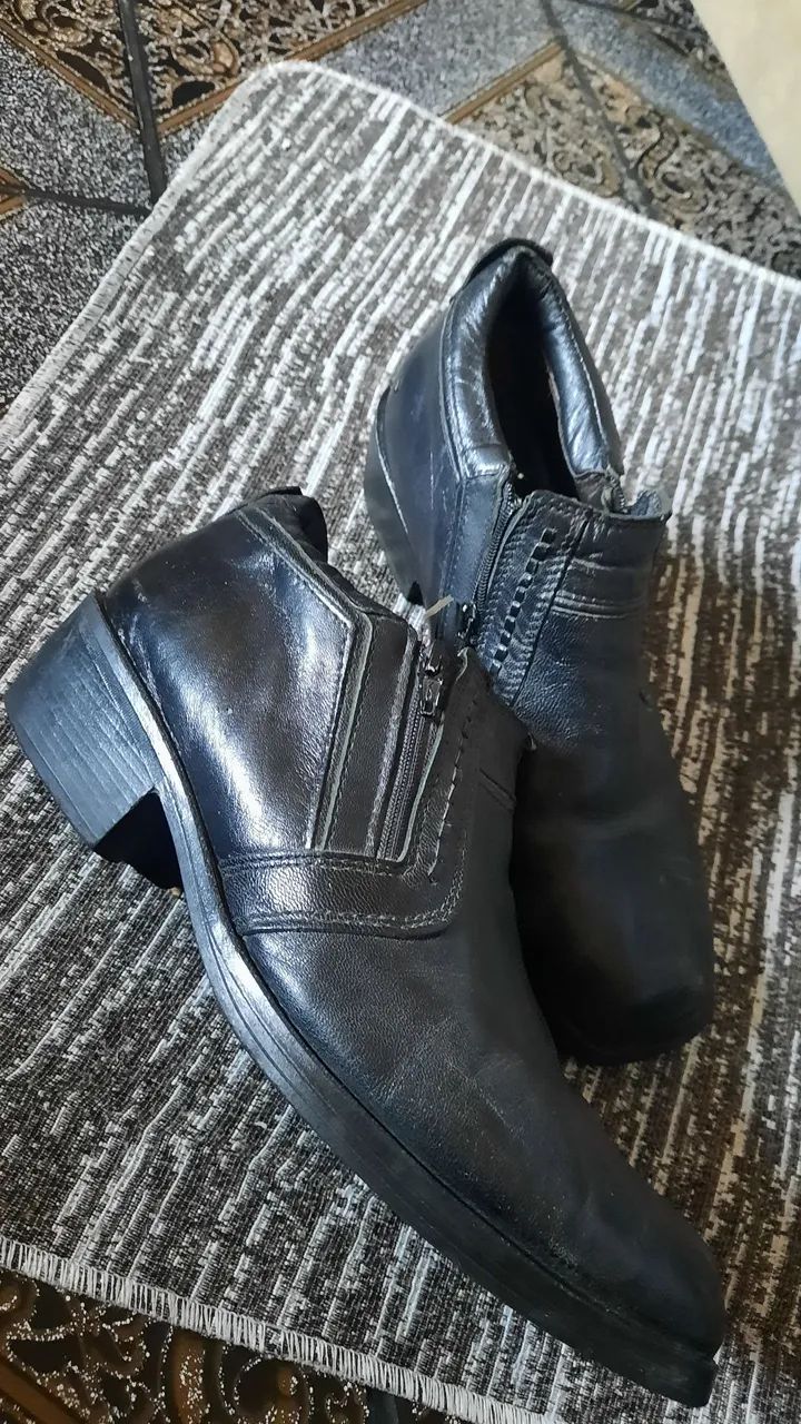 Bota masculina couro - Foto 5