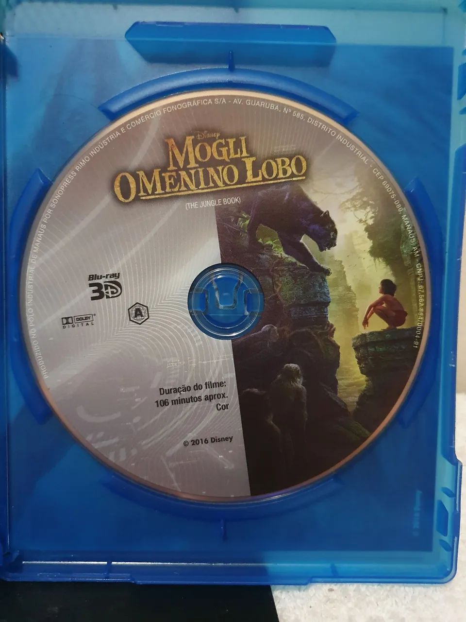 Bluray 3D Mogli o menino lobo Disney Original - Foto 4