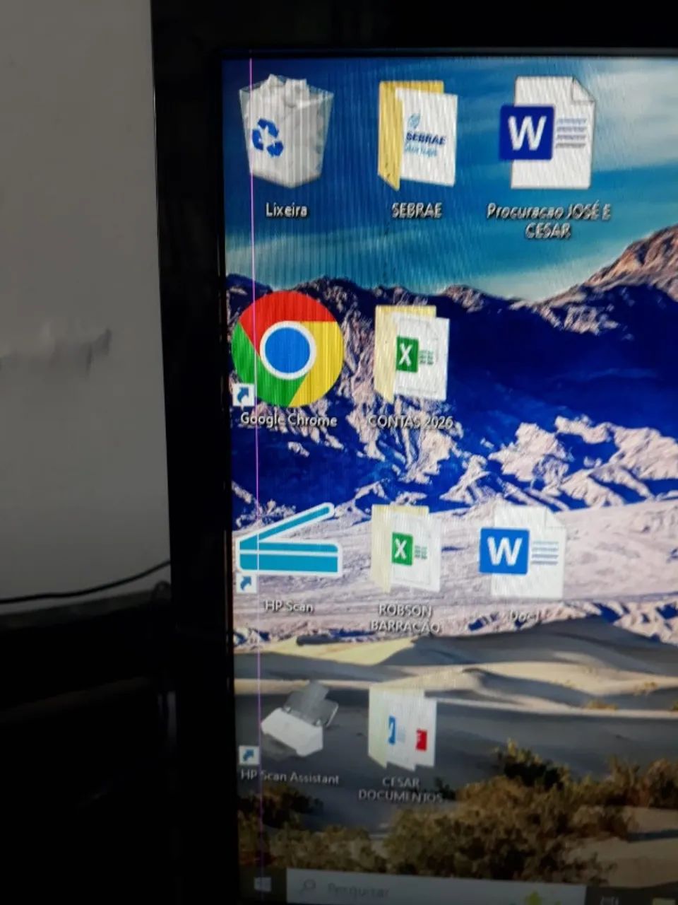Monitor de 18,5 polegadas para computador e notebook, incluindo cabo VGA e energia. - Foto 3