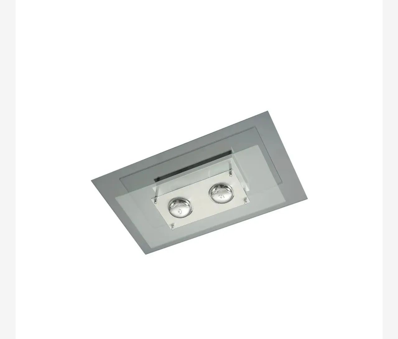 2 Luminárias de vidro