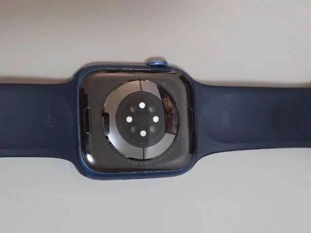 Apple Watch Series 7 45mm GPS + Cellular Azul - Funcionamento 100% - Foto 5