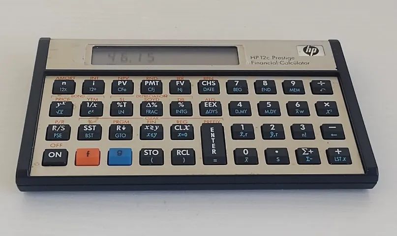 Calculadora HP12c Prestige - ORIGINAL - Com pouco uso - praticamente NOVA - Imperdiível! - Foto 2