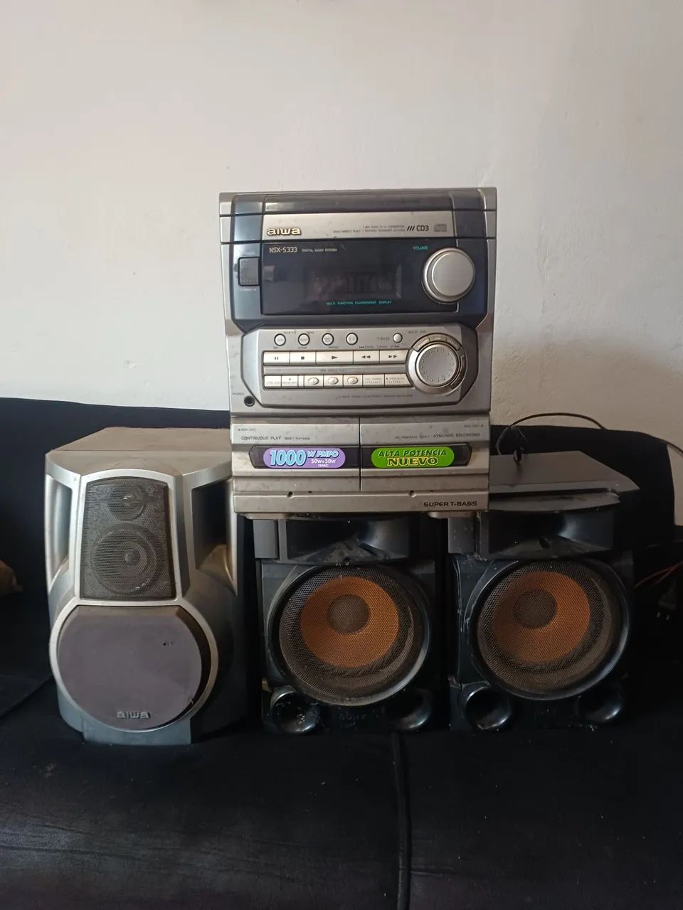 3 caixas de som 