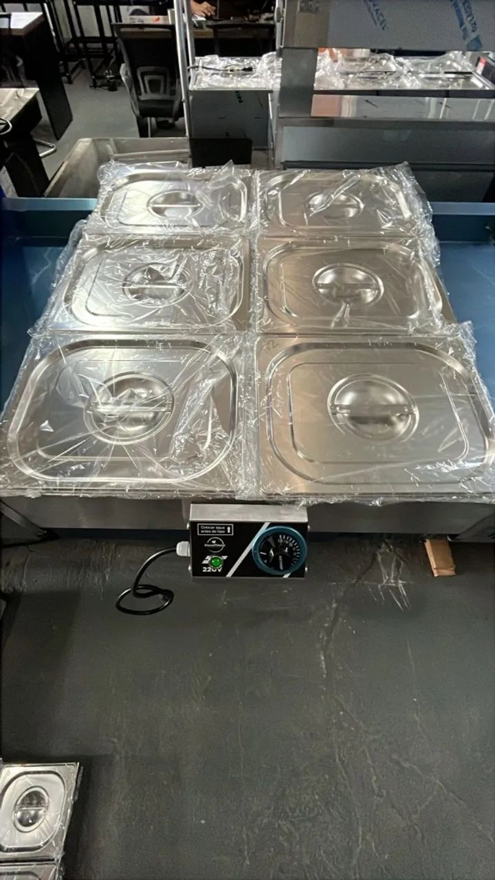 Buffet Térmico de Mesa 6 Cubas 220V (Anselmo) - Foto 3