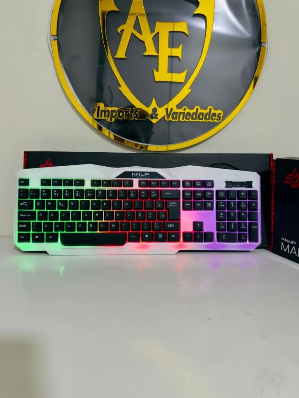 Teclado Gamer branco  - Foto 3