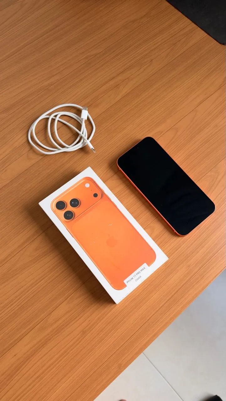 IPHONE 17 PRO MAX 256GB ? LARANJA CÓSMICO - Foto 4