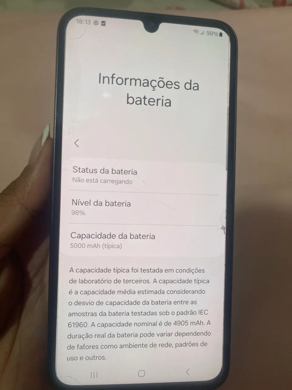 Vendo Samsung A34 usado mais está em perfeito estado  - Foto 5