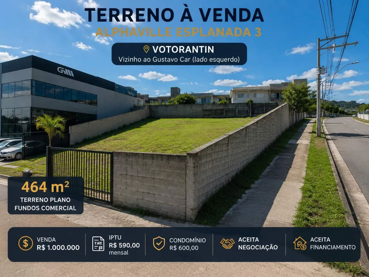 Terreno para Venda em Votorantim, Alphaville Nova Esplanada - Foto 2