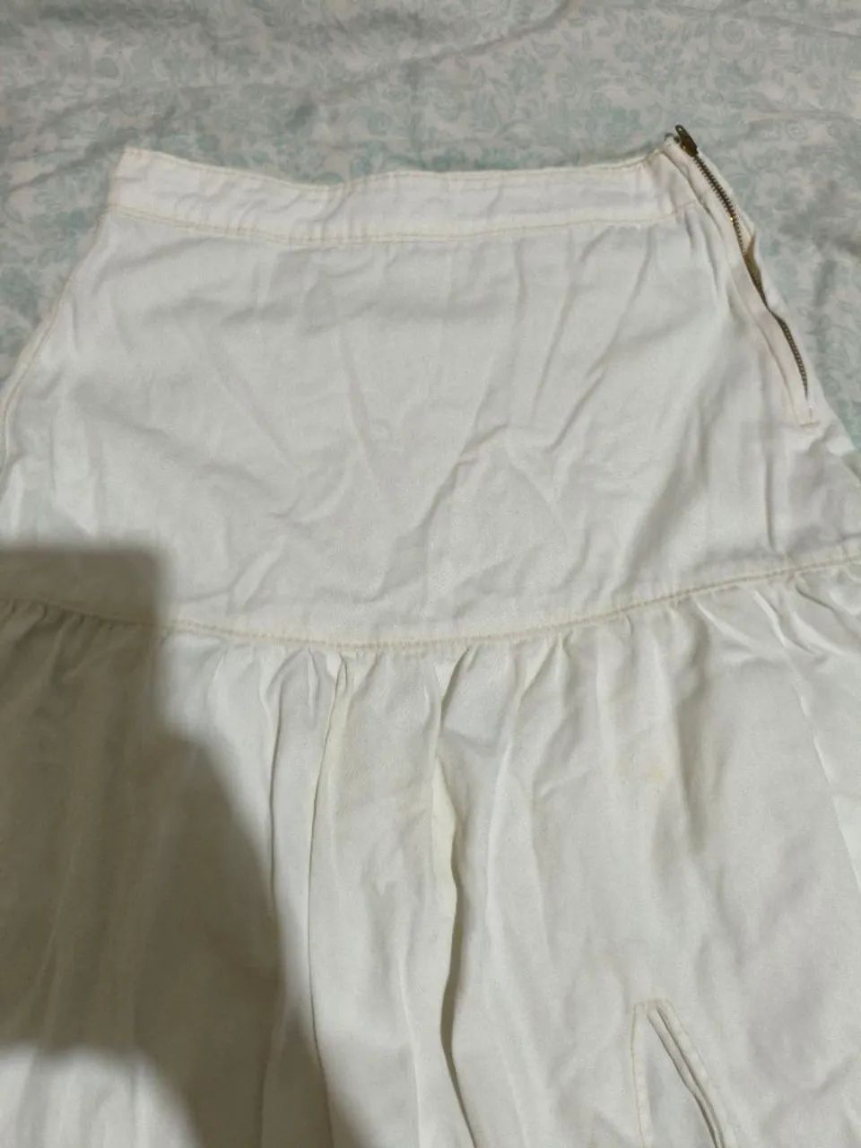 Saia jeans claro 38 - Foto 5
