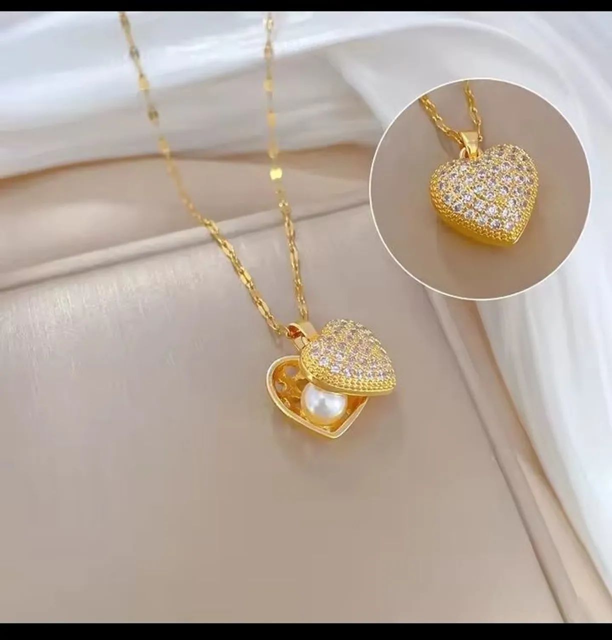Colar elegante, detalhe pérola  - Foto 4