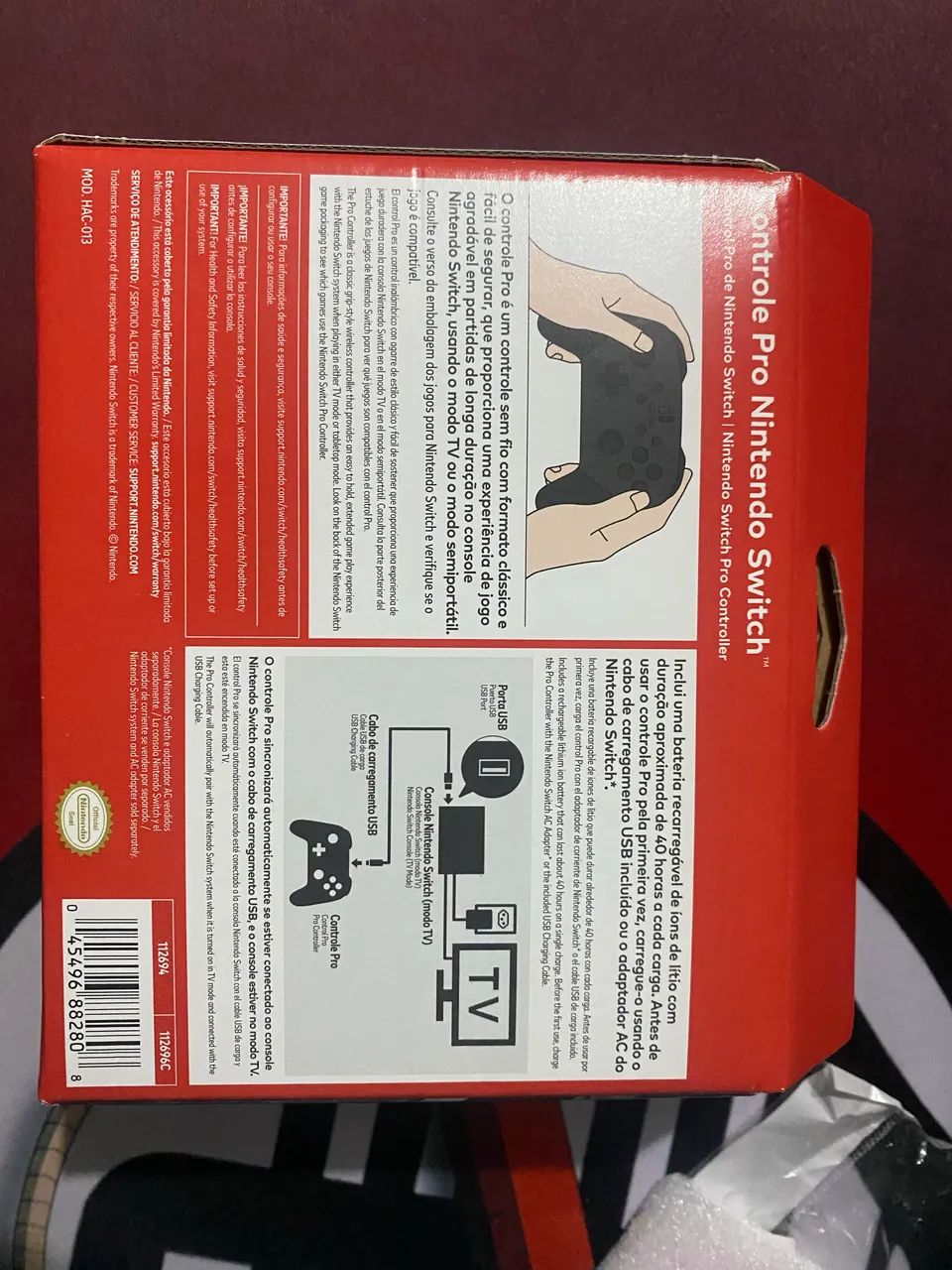 PRO Controle para Nintendo Switch Oficialmente novos na caixa - Foto 3
