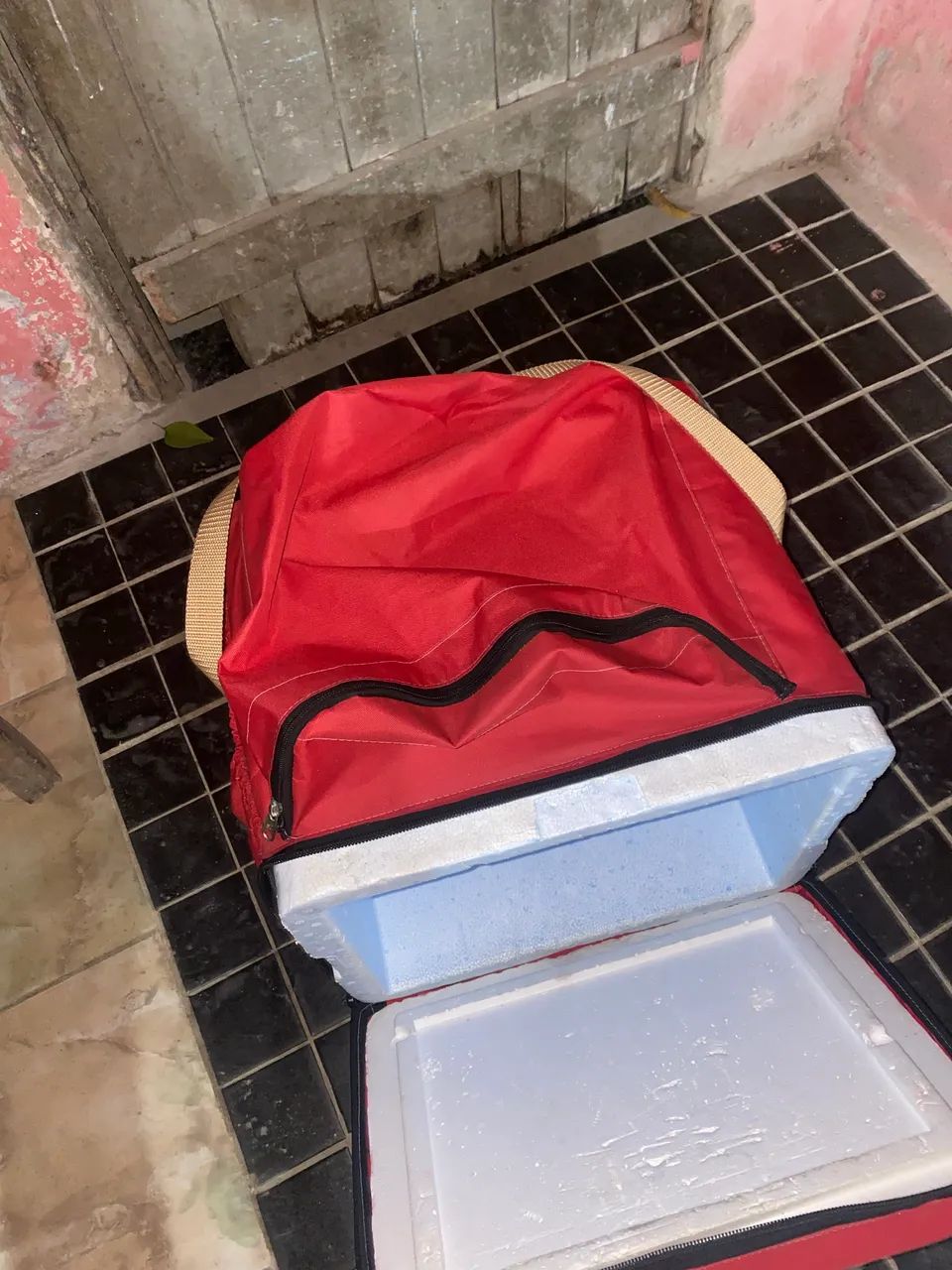 Mochila Bag Delivery De Pizza E Lanches Com Isopor 20L - Foto 3