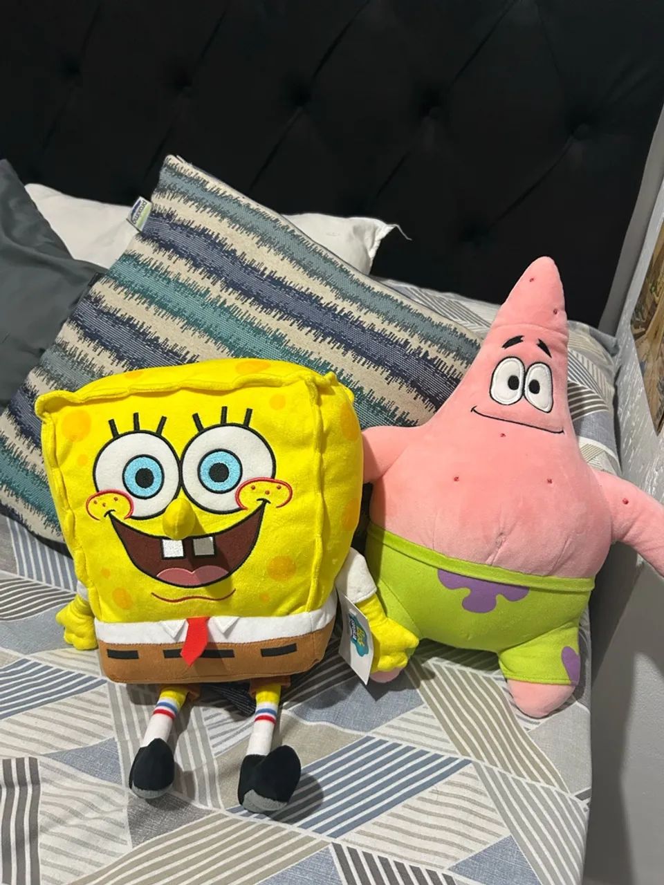 Pelúcias Bob Esponja e Patrick