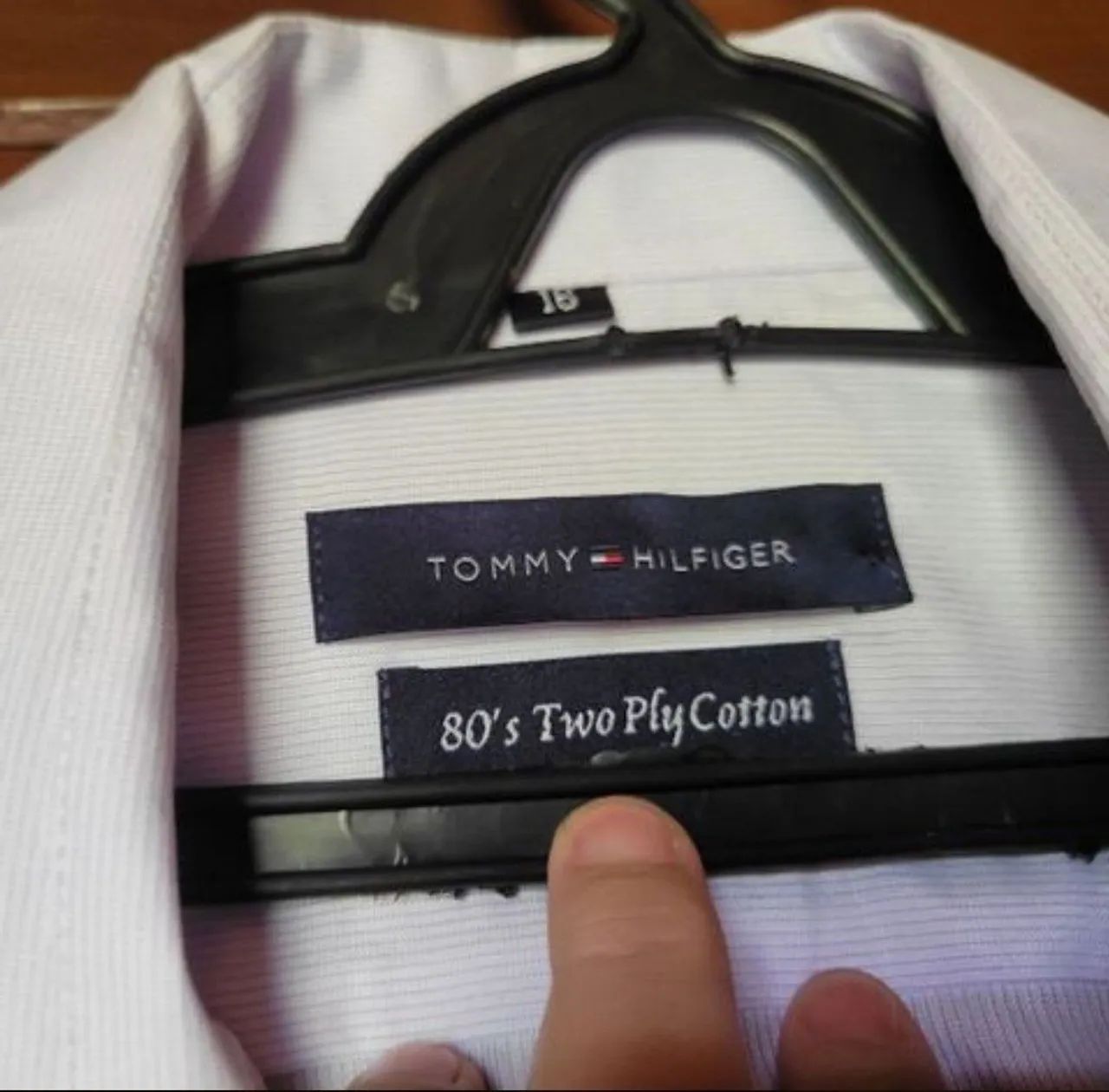 camisa social tommy hilfiger - tam m/g - Foto 4