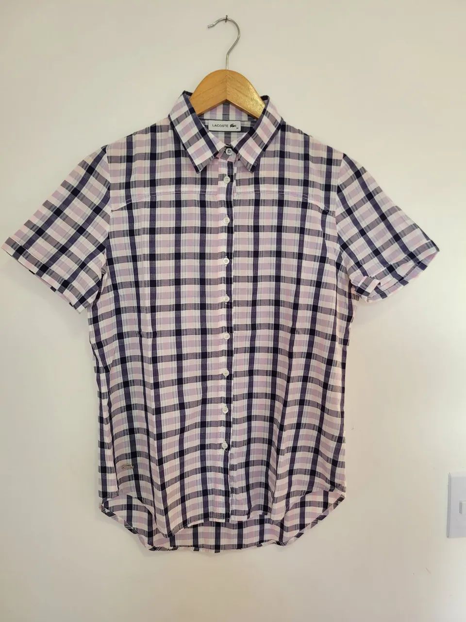 Camisa manga curta feminina lacoste 