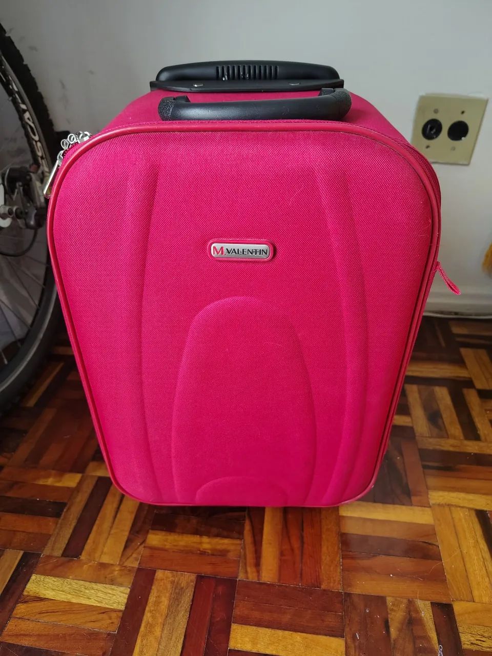 Mala de viagem pequena com 2 rodas