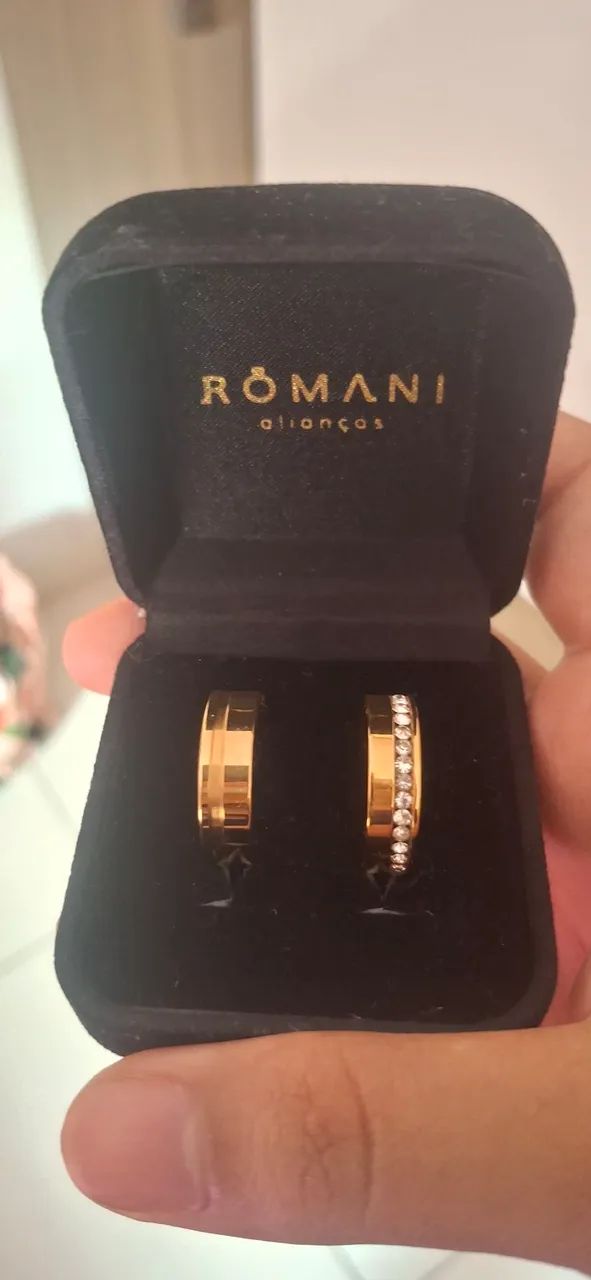 Par de alianças Romani - Foto 2