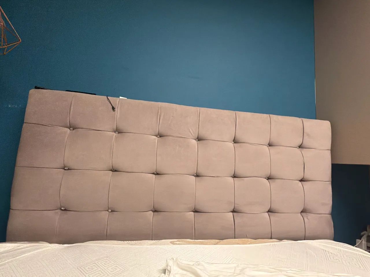 Cabeceira estofada cama queen - Foto 4