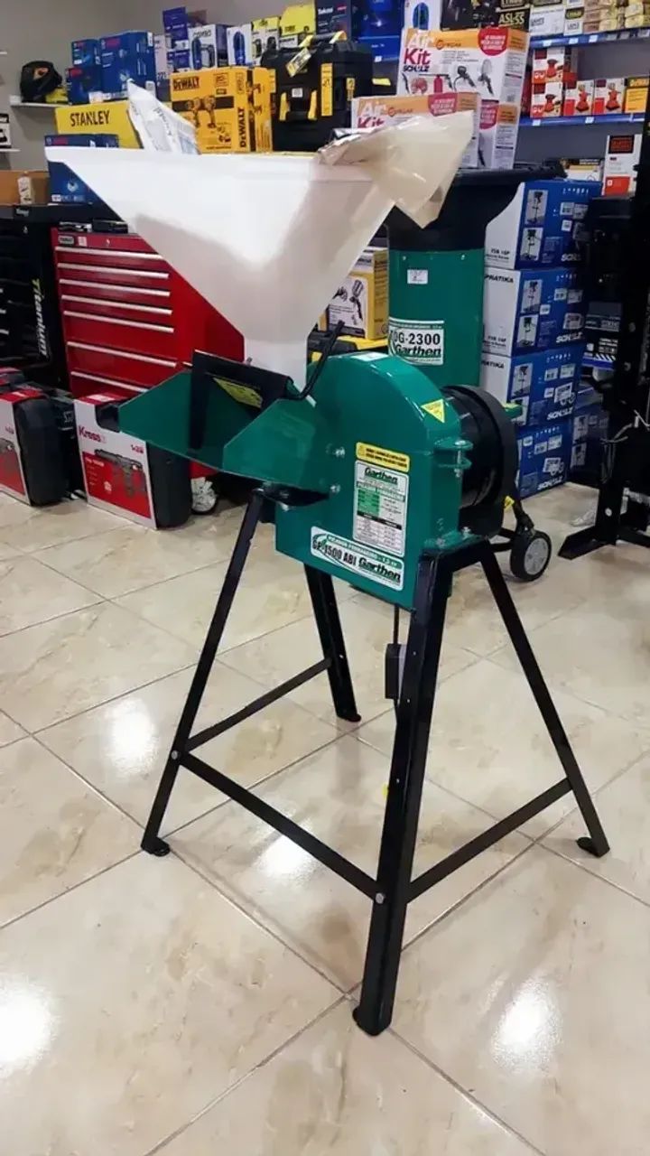 Forrageira Triturador Elétrica de 1.5hp mono C/ Peneiras Garthen (Nova) - Foto 4
