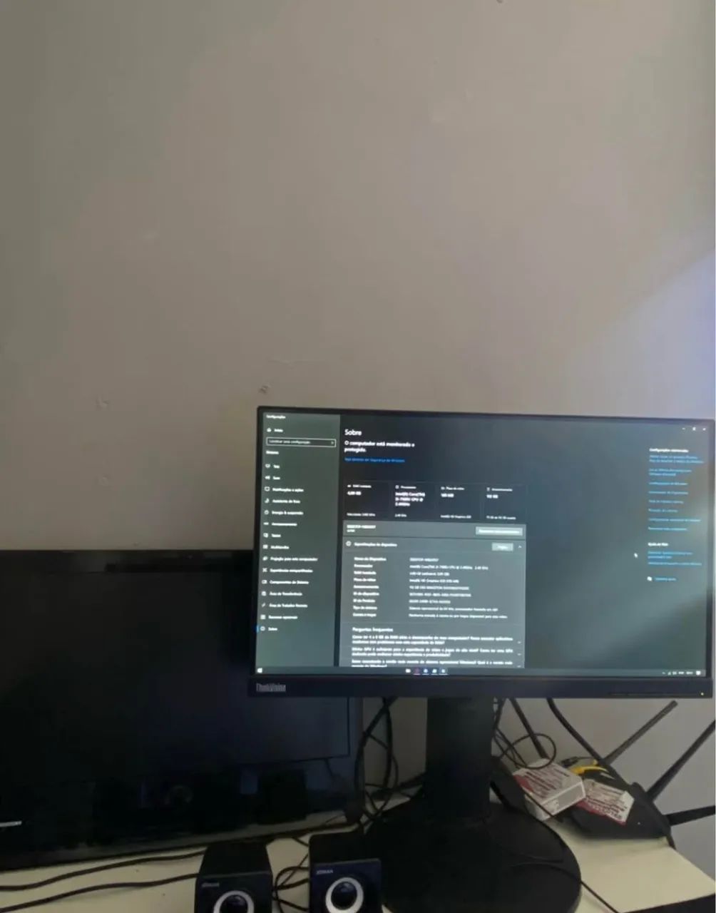 All in one core i3 Funcionando (com detalhe)