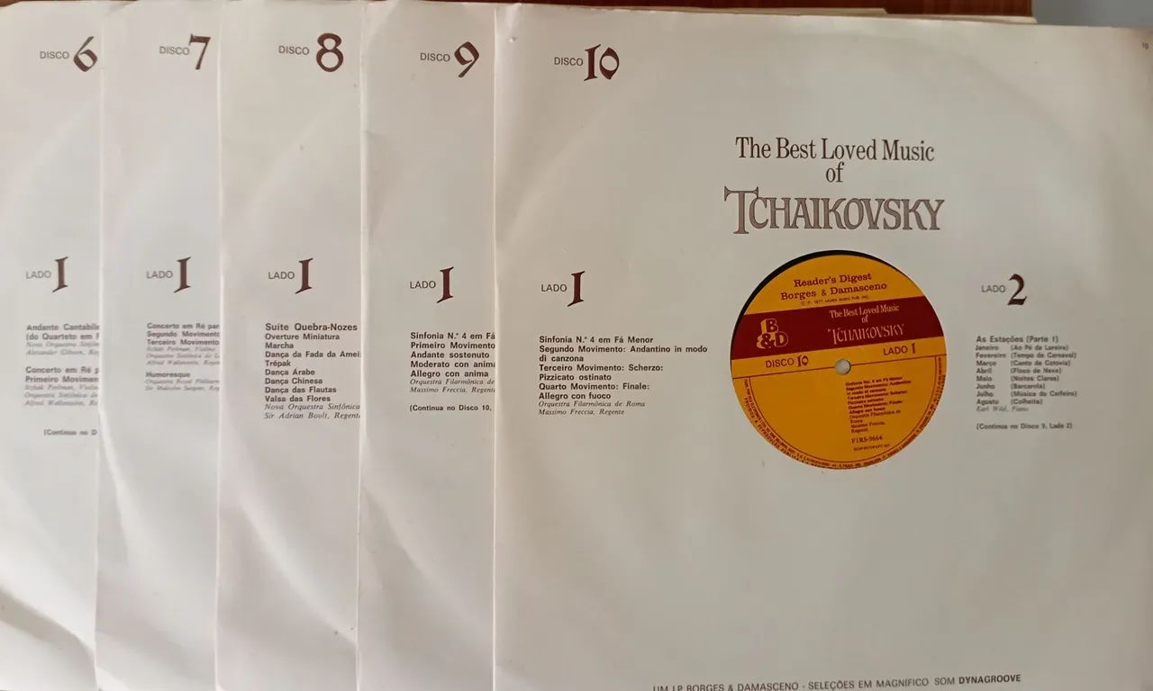 DISCO VINIL LUXO TCHAIKOVSKY - READER'S DIGEST RCA (10 LPS) - Foto 5