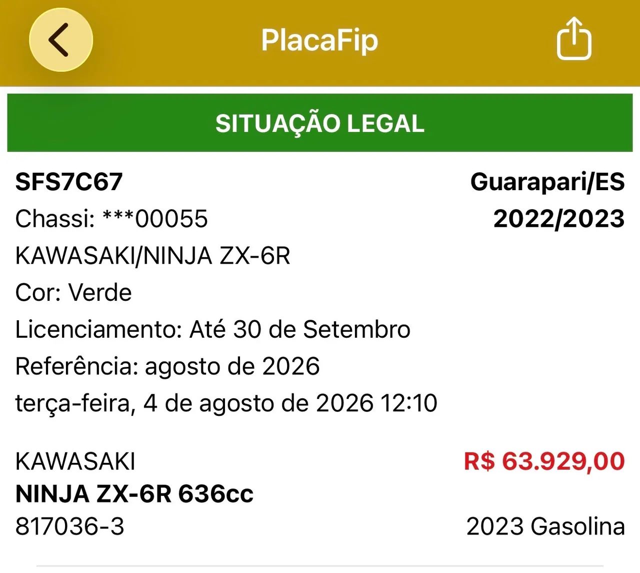 Ninja Zx-6r 636cc 2023 - 1523861027 | OLX Ninja Zx-6r 636cc 2023 - 1523861027 | OLX