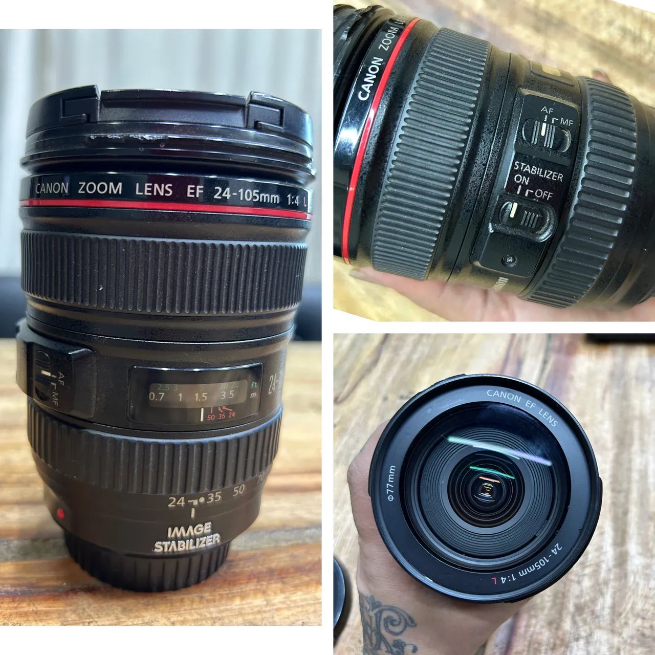 Canon EF 24-105mm f/4L IS USM (Versão I) - Acessórios para Câmeras
