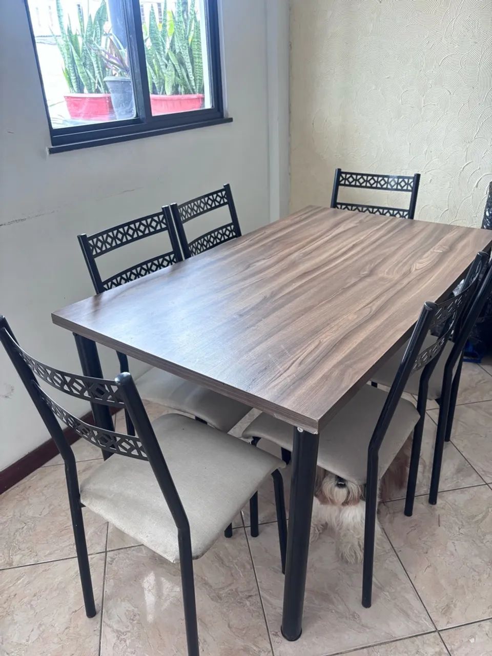 Mesa com 6 cadeiras
