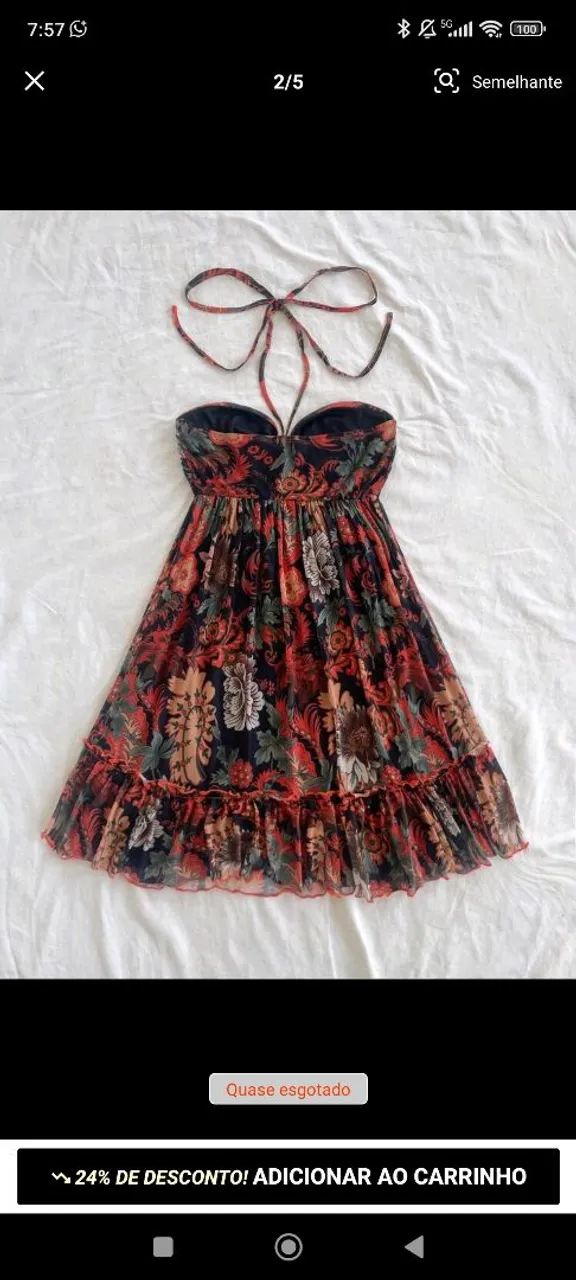 Vestido tamanho P - Foto 2