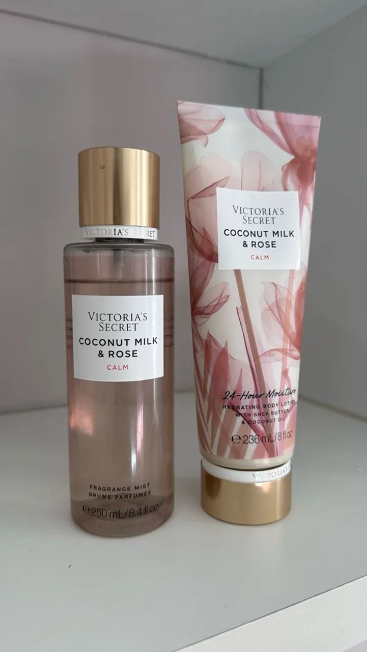 Kit Victoria Secret Coconut Milk e Rose Original - Foto 2